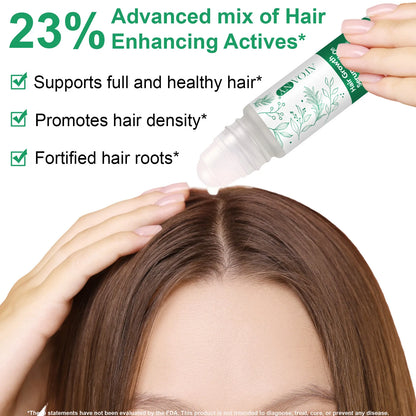 Atoany OEM ODM Hair Scalp Serum Roller Ball with Essential Oil Extracts Nourishing Scalp Care