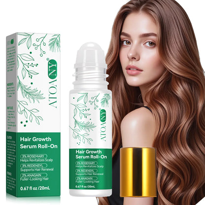 Atoany OEM ODM Hair Scalp Serum Roller Ball with Essential Oil Extracts Nourishing Scalp Care