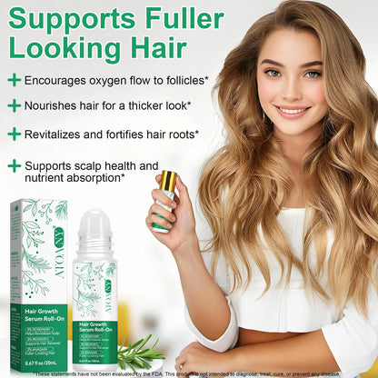 Atoany OEM ODM Hair Scalp Serum Roller Ball with Essential Oil Extracts Nourishing Scalp Care