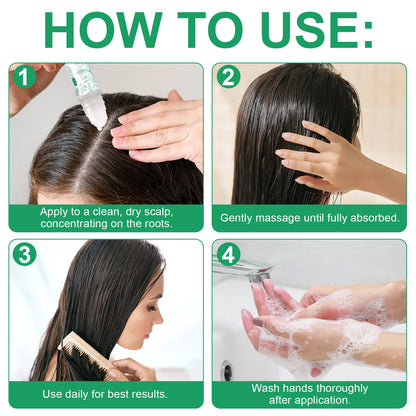 Atoany OEM ODM Hair Scalp Serum Roller Ball with Essential Oil Extracts Nourishing Scalp Care