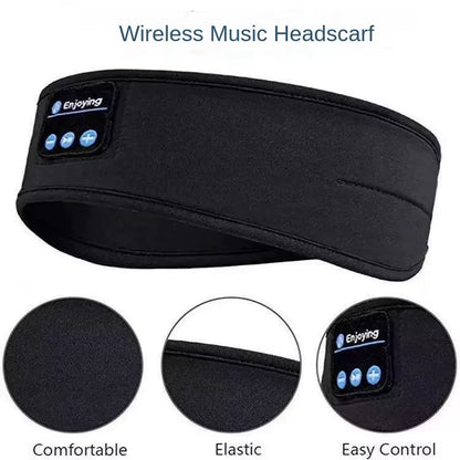 Music Sleep Eye Mask Neckband Fabric Sports Sweatband Call-Ready Hairband Yoga Neckband Sleep Hairband